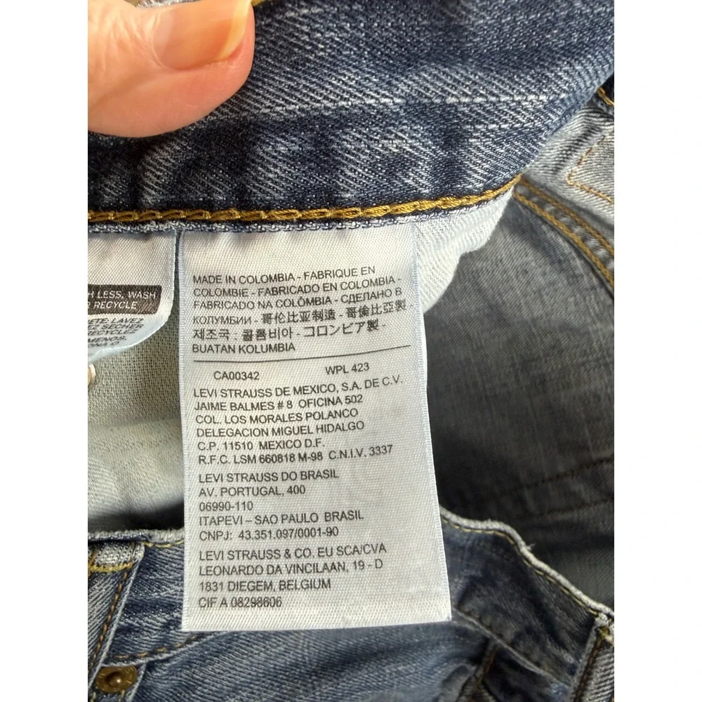 Levis 569 Loose Straight Leg Jeans Mens 33x32 Medium Wash Blue Denim 00569-0110